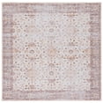 thumbnail image 3 of SAFAVIEH Tucson Darion Traditional Machine Washable Area Rug, 6' x 6' Square, Beige/Gold, 3 of 14