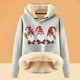 thumbnail image 4 of WILLBEST Sudadera Deportiva para Mujer, Estilo Navideño Informal, con Capucha Gruesa Mediana, 4 of 4