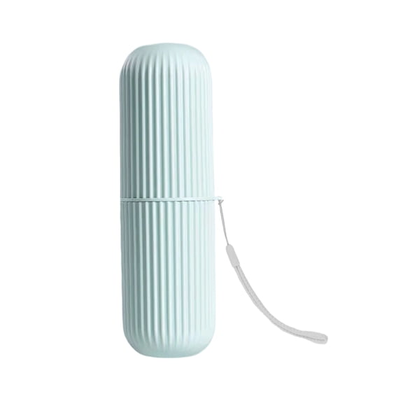 Virelaxpo Portable Travel Toothbrush Case with Integrated Toothpaste Holder - Compact Lightweight Toothbrush Organizer Set for Travel, Camping, Business Trips, and Daily Hygiene Routines