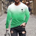 thumbnail image 1 of RXIRUCGD T-Shirt à Manches Courtes pour Hommes, Mode Décontractée, Col Rond, Imprimé, Vert Menthe, Taille : m, 1 of 5