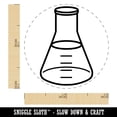 thumbnail image 2 of Glass Erlenmeyer Flask Chemistry Science Self-Inking Rubber Stamp Ink Stamper - Red Ink - Mini 1/2 Inch, 2 of 7