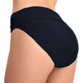 thumbnail image 4 of SURJDE Women's Bathing Suit Bottoms Full Coverage Ruched Bikini Tankini Bottom Swimsuit Brief, 4 of 5