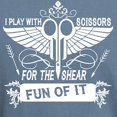 thumbnail image 3 of CafePress - I Play With Scissors For - Mens Comfort Colors Shirt, 3 of 5