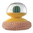 thumbnail image 3 of Huayishang Cleaning Ball, Kitchen Essentials Clearance Sale Fiber Pot Brush Non Stick Oil Multi Functional Short Handle Pot Brush to Stains Without Hurting The Pot Kitchen Cleaning, 3 of 4