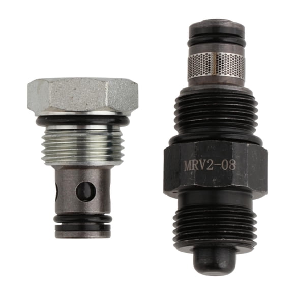 koolsoo Car Lift Lowering Valve Pressure Relief Valve Vehicle Repair Parts Oil Return Valve Portable Unloading Valve Descending Valve 58x19mm