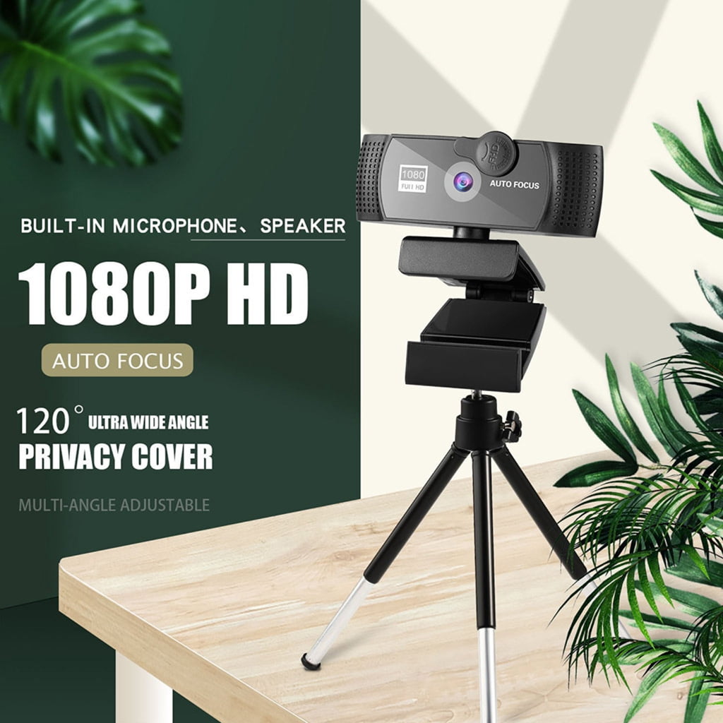 1K/2K/4K/8K Computer Webcam Widescreen Video Calling and Recording for W/ Mic＆ C