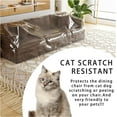 thumbnail image 4 of Heavy Duty Water Resistant Sofa/Couch Cover, Waterproof Plastic Shield Covers for Couch, Vinyl Thick Sofa Cover to Prevent Scratching by Dogs and Cats(Clear), 4 of 9