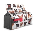thumbnail image 3 of Fuzoiu Happy Dog Faces Collage Print Decorative Waterproof Mailbox Cover,Welcome Magnetic Mailbox Cover, Post Letter Box Wrap Cover for Outdoor Decor -21x18 in, 3 of 8