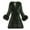 Green, variant on Faux Jacket For Mid Long Coat Winter Warm Thick Soft Pile Elegant Outerwear Fashionable Style Outwear