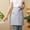 grey, variant on Black Half Apron, Polyester Cotton Waist Apron for Chef, Waiter, Restaurant, Kitchen and Work
