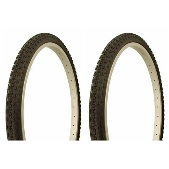 Tire set. 2 Tires. Two Tires Duro 24" x 1.75" Black/Black Side Wall.lowrider bicycle Tires, beach cruiser bike Tires, cruiser bike Tires mountain bike Tires