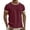 A1-Red598, variant on XIAONU Men's Solid Short Sleeve T-Shirt Crew Neck Daily Casual Tees Tops