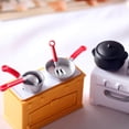 thumbnail image 2 of 2 sets of Miniature Cookware Model Mini House Decor Mini Scene Model Pretend Toy, 2 of 5