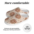 thumbnail image 6 of Lsque Groovy Disco Pumpkin Pattern Womens Comfort Cotton on Scuff With Memory Foam and Anti-skid Sole Slipper-35/36, 6 of 7