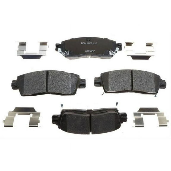 Rear Brake Pad Set - Compatible with 2009 - 2017 Chevy Traverse 2010 2011 2012 2013 2014 2015 2016