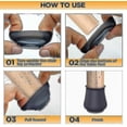 thumbnail image 3 of 16pcs Chair Leg Floor Protectors, Silicone Covers To Protect Floors Felt Bottom Furniture Non Slip Protector Pads Caps, 3 of 5