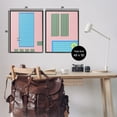 thumbnail image 4 of Stupell Industries Modern Swimming Pool Nature Painting Black Framed Art Print Wall Art, 24 x 30, Set of 2, 4 of 10