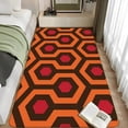 thumbnail image 2 of Orange Shiny Ring Hexagon Overlook Hotel Floor Bath Mat Nordic Style Home Doormat Bathroom-Toilet Mats Bedroom Welcome Doormat, 2 of 7