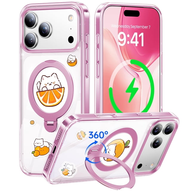 Funda Peerock para iPhone 17 Pro con MagSafe Rosa