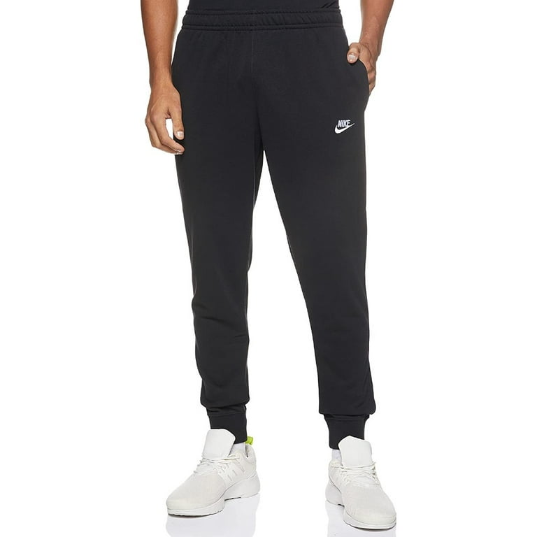 Nike Men's Pants NSW French Terry Fitness Training Track Pants, Black, Walmart.com