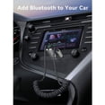 thumbnail image 5 of Receptor Bluetooth 5.1 para coche con conector USB de 3,5 mm y adaptador de audio inalámbrico Bluetooth con micrófono integrado, baja latencia, Plug and Play para coche y transmisión de, 5 of 5