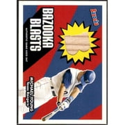 Michael Young Card 2005 Bazooka Blasts Bat Relics #MY