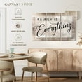thumbnail image 4 of Elephant Stock Family Is Everything Quote Wall Art - Horizontal Multi Panel Canvas - Living Room Wall Decor - Inspirational And Typography Multi Panel - Gray And Black Decor - 23" x 14", 4 of 4