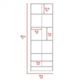 thumbnail image 4 of Nmkwnr Storage Cabinet with 5 Shelves, Perfect for Dining Room, Kitchen, Living Room, Black, 4 of 5