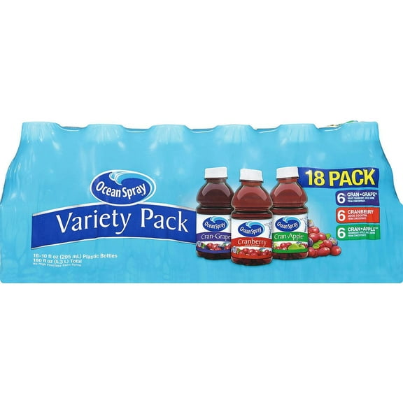 Ocean Spray Juice Drink Variety Pack, 18 ct./10 fl. oz.