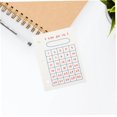 thumbnail image 4 of GFDYREE 4pcs Journal Stationery Paper Pads Line Filler Punched Three- Sized Planners Cores Binder Three-Holes Pocket School Replacement Notepad Pages with Schedule Holes Planner Supplies, 4 of 7
