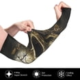 thumbnail image 2 of Balery Vintage Gold Leaf Skull Mangas Refrescantes para Brazos para Hombre y Mujer – Transpirables y Absorbentes de Humedad para Mujeres, Hombres y Niños, 2 of 7