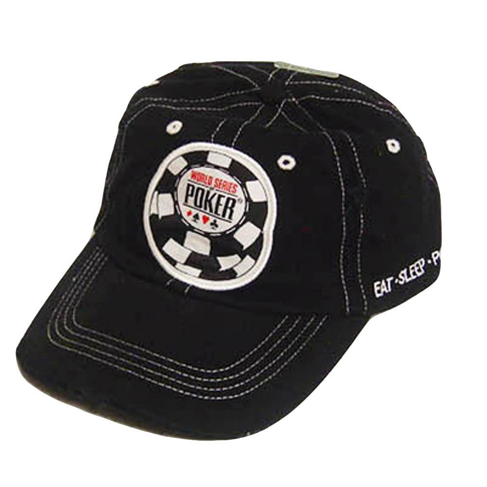 OFFICIAL WSOP WORLD SERIES POKER BLACK NEW HAT CAP ADJ
