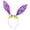 Purple, variant on RTKFRFL Easter Bunny Ears Headband for Adults and Kids Soft Plush Rabbit Ear Hairband for Festive Accessories Cute Holiday Headpiece for Party Favors Multiple Colors 1PC