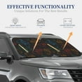thumbnail image 4 of Saiise Gamepad Joystick Game for Foldable Car Sun Shades (2-Pack) Offer Sun Protection with an Easy-fold Design for Convenient Windshield Shading-Small, 4 of 6