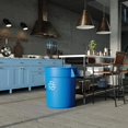thumbnail image 3 of WYDK Round Commercial Trash Can. Waste Container for Home, Sidewalks, Roadside, Outdoor Multi-Purpose Can (32 Gallon, Trash Can, Blue), 3 of 7