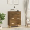 thumbnail image 1 of vidaXL Sideboard Brown Oak 70x34x90 cm Engineered Wood, 1 of 5