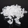 thumbnail image 1 of DELight 50pcs 1/2" 13mm Clear PVC LED Rope Light Holder Wall Mounting Clips Accessories Acc Standard Size, 1 of 4
