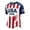 Styel C, variant on Men's Patriotic Sports Fan T Shirt Casual Fit Short Sleeve Crewneck T Shirts Top for Independence Day Daily Casual Wear