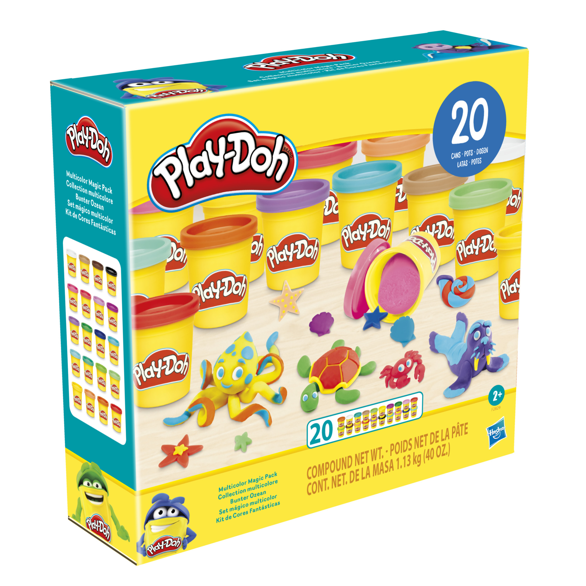 Play-Doh Multicolor Magic Play Dough Set - 20 Color (20 Piece), Only At Walmart - image 5 of 5