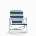 Caribbean Joe Folding Beach Chair, One Position with Armrests