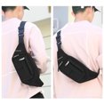 thumbnail image 7 of Luxalzxs Fashion Canvas Waist Bag Wallet, Fanny Pack Crossbody Bag Chest Bag Outdoor Sports Bag, Multifunctional Lightweight Adjustable Strap Waist Pack Belt Bag for Workout Running Hiking Cycling, 7 of 7