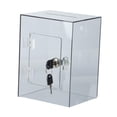 thumbnail image 4 of Wweixi Acrylic Money Bank Small Size Saving Box Transparent Practical Solution For Kids Savings Sturdy grey 20x15x12cm, 4 of 6