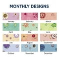 thumbnail image 6 of AT-A-GLANCE Paper Flowers Monthly Desk Pad, 21-3/4" x 17", January 2022 to December 2022 - 5035-22, 6 of 6