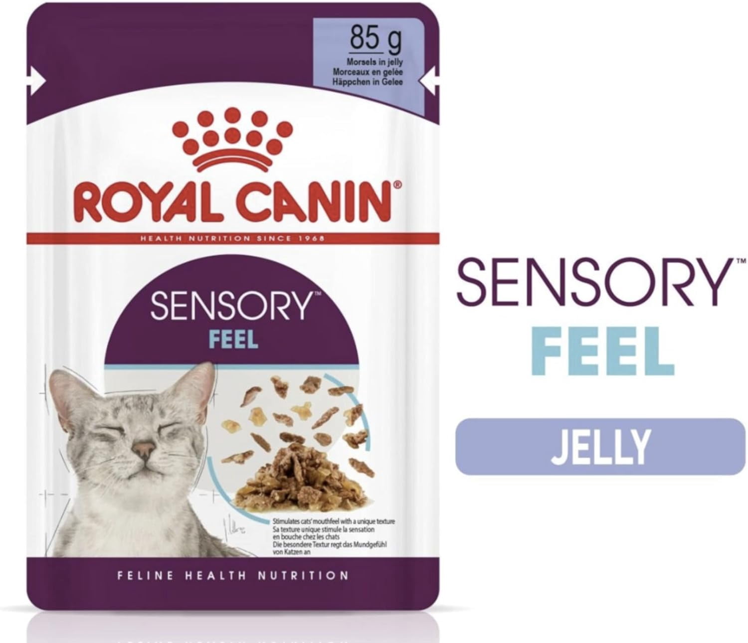 Royal Canin Sensory Feel Cat Wet Food 12x85g Jelly