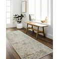 thumbnail image 4 of BoutiqueRugs Bhavya Traditional Area Rug - Machine Washable - Muted Blue, Sage Green, Beige - 6'7" x 9', 4 of 8