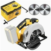 20V MAX Battery Cordless Circular Saw, 7-1/4 Inch Brushless Electric Circular Saw with 0-50 Degree Miter Capability, Lightweight Design, Suitable for Woodworking, Stone and Plastic (Without Battery)