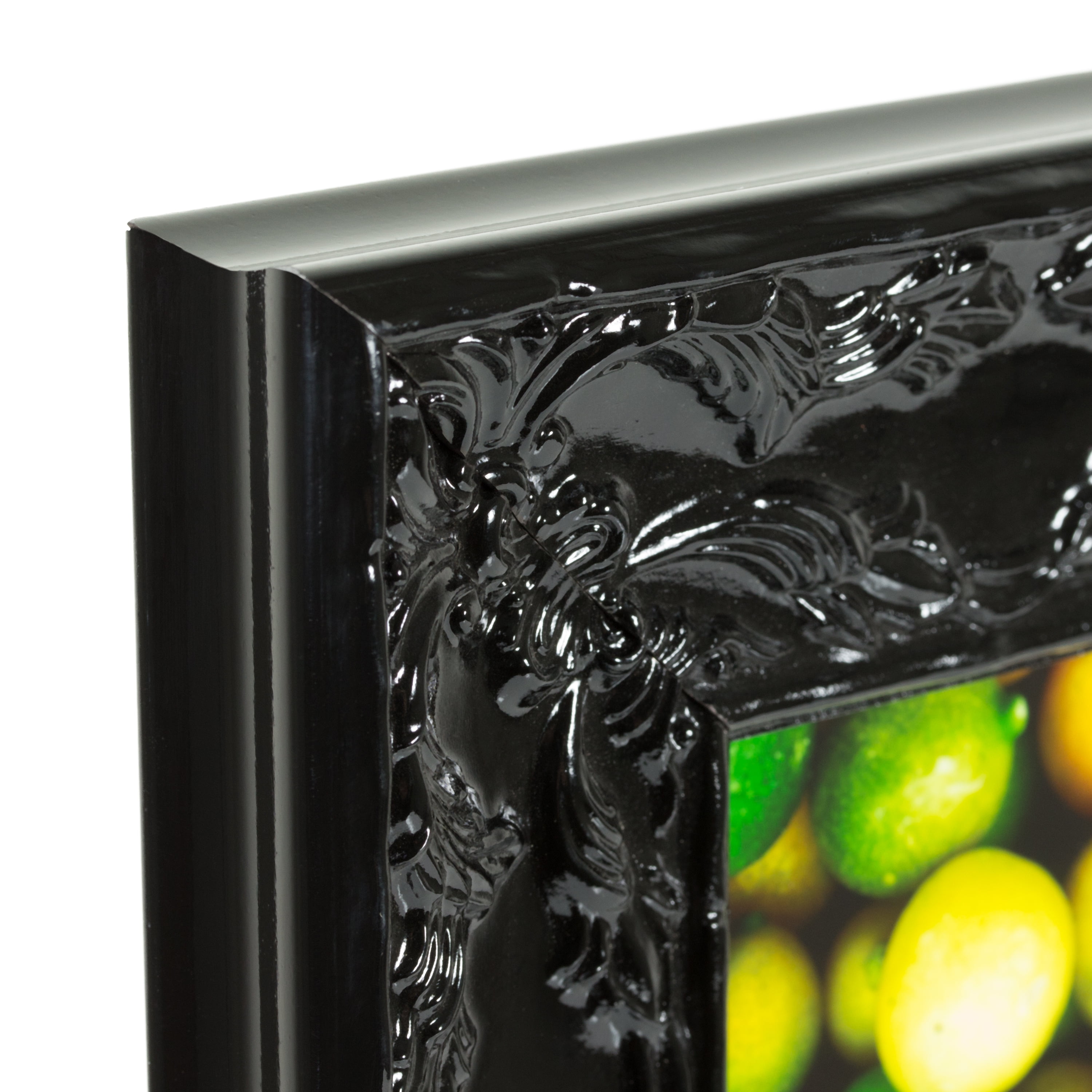Craig Frames Renaissance, 18x24 inch Picture Frame, Ornate Obsidian Black
