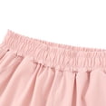 thumbnail image 4 of Girls Shorts Elastic Waist Wide Leg Knee Length Shorts for Kids, 4 of 6