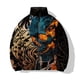 thumbnail image 5 of Abrigo frío de hombre con calaveras para invierno Chaquetas de hombre 2024 Impresión 3D Acolchado Esqueleto de hueso Nuevo |-f-| Chaquetas de plumón Moda moderna Genial, 5 of 5
