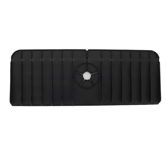 Protector contra salpicaduras para fregadero, alfombrilla para grifo, almohadilla de drenaje de silicona para cocina y baño, segunda generación